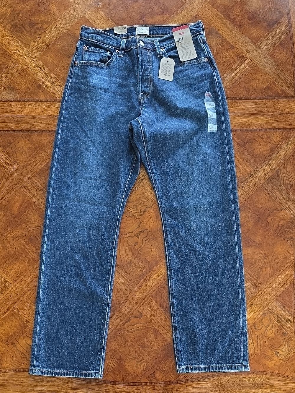 Levi's Women's 501 Curve Straight Leg Stretch Jeans - Mild Salsa - 30 X 30 - NEW